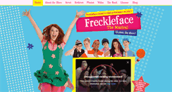 Desktop Screenshot of frecklefacethemusical.com